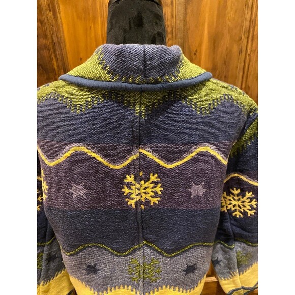 Vintage ‘90 Flashback Jacket Sz Large Boho Women’s Cropped Tapestry Southwest - Picture 3 of 10